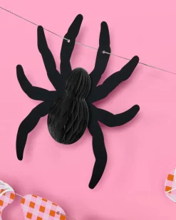 New xo, Fetti Pink Gingham Happy Halloween Banner