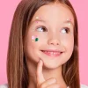 xo, Fetti Pink & Green Face Gems - Emerald & Rose Set