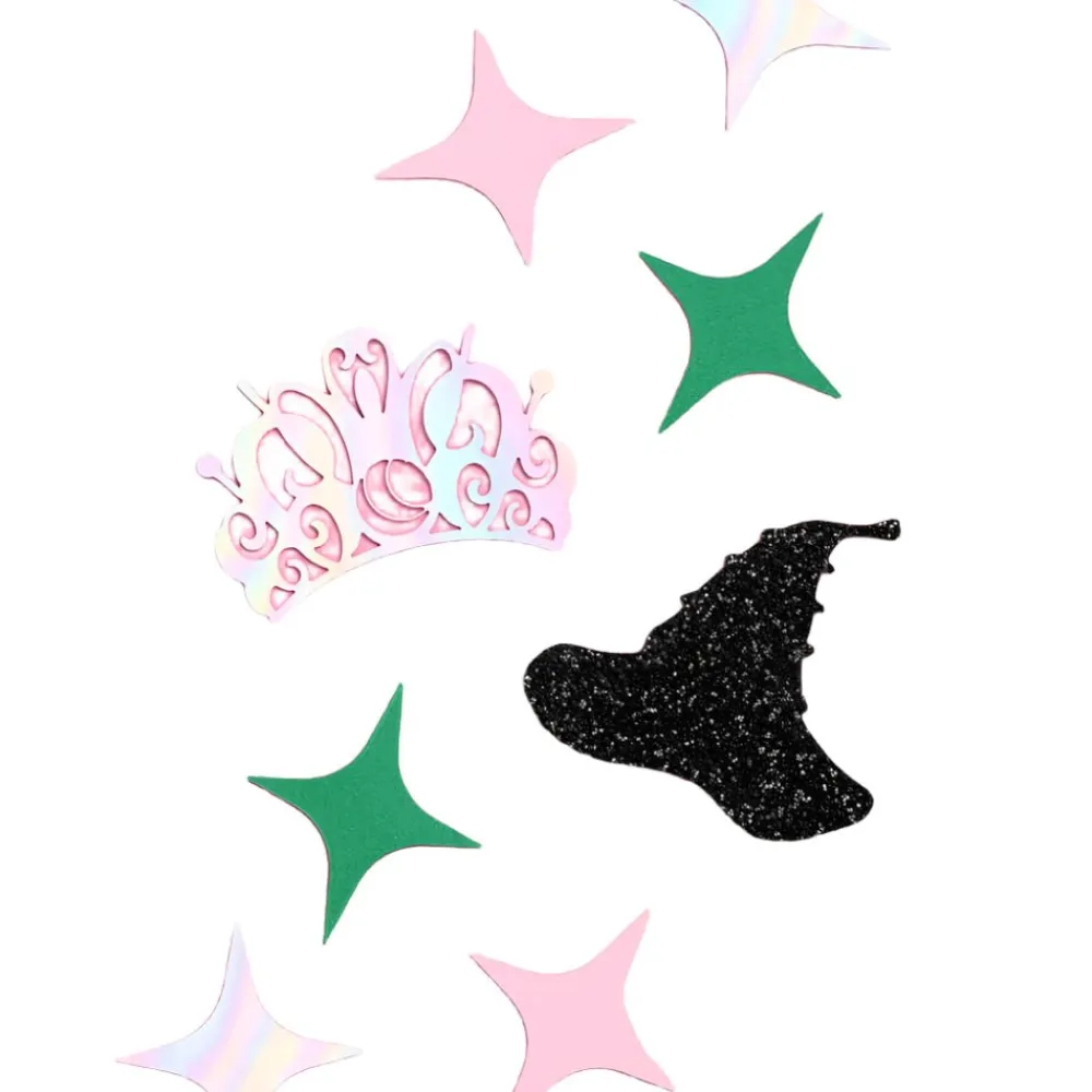 Outlet xo, Fetti Pink & Green Witch Confetti