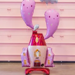 Sale Party Deco Pink Haunted House Balloon