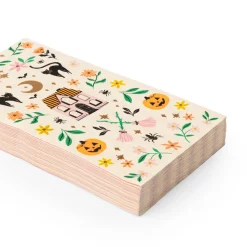 Bonjour Fete Pink Haunted House Cottagecore Guest Towels