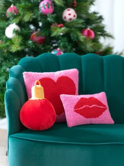 Best Shiraleah Retail Pink Heart Pillow