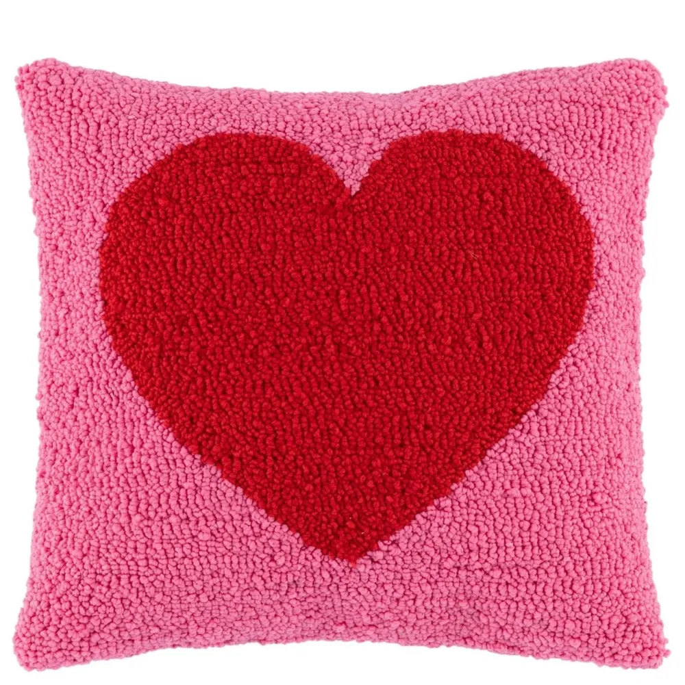 Best Shiraleah Retail Pink Heart Pillow