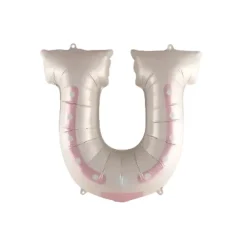 New Partybarco Pink Horseshoe Foil Balloon