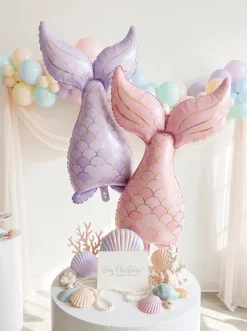 New Zoey Christina Pink Mermaid Tail Foil Balloon