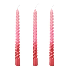 Clearance Packed Party Pink Ombre Taper Candles