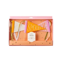 Outlet My Mind’s Eye Pink & Orange Halloween Pennant Set