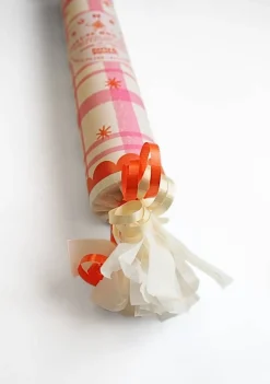 New Party & Parlour Pink Plaid Jumbo Surprise Bon Bon