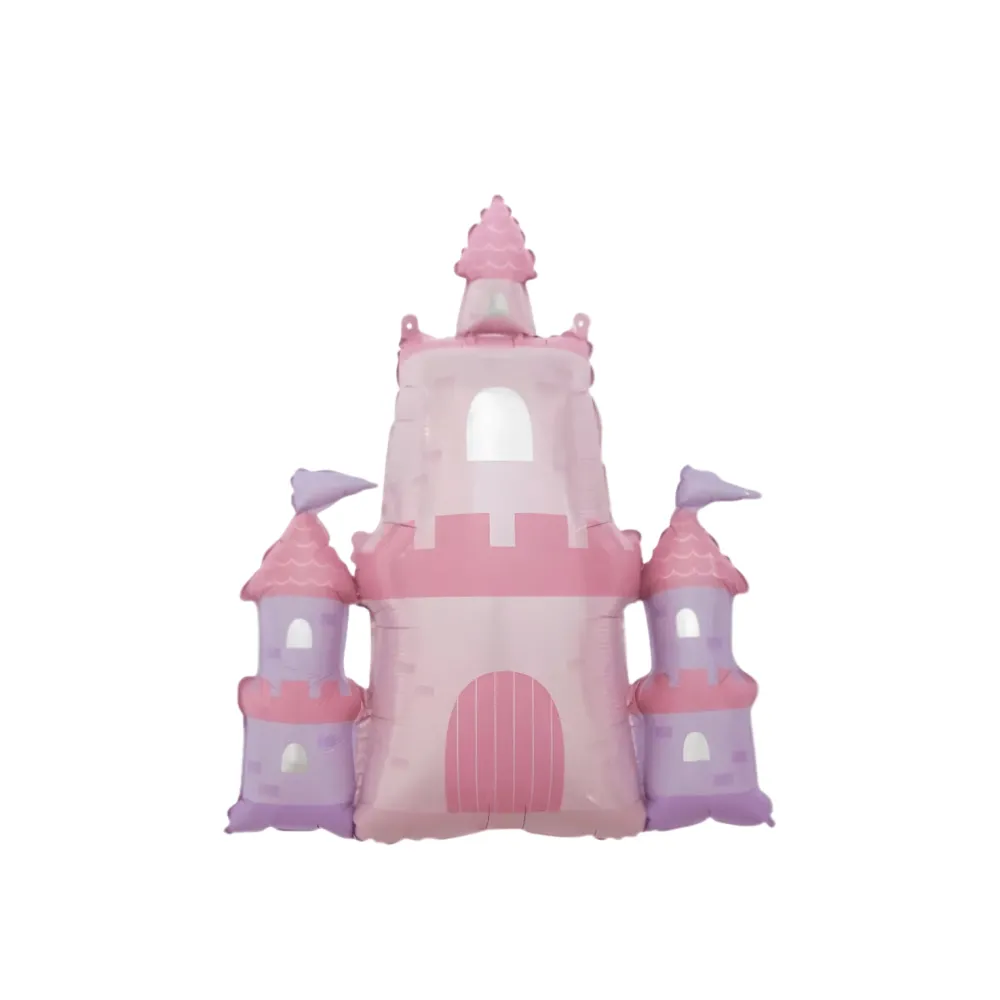 Hot Partybarco Pink Princess Castle Foil Balloon