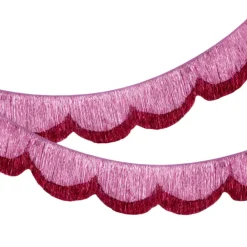 Best xo, Fetti Pink Scalloped Fringe Banner