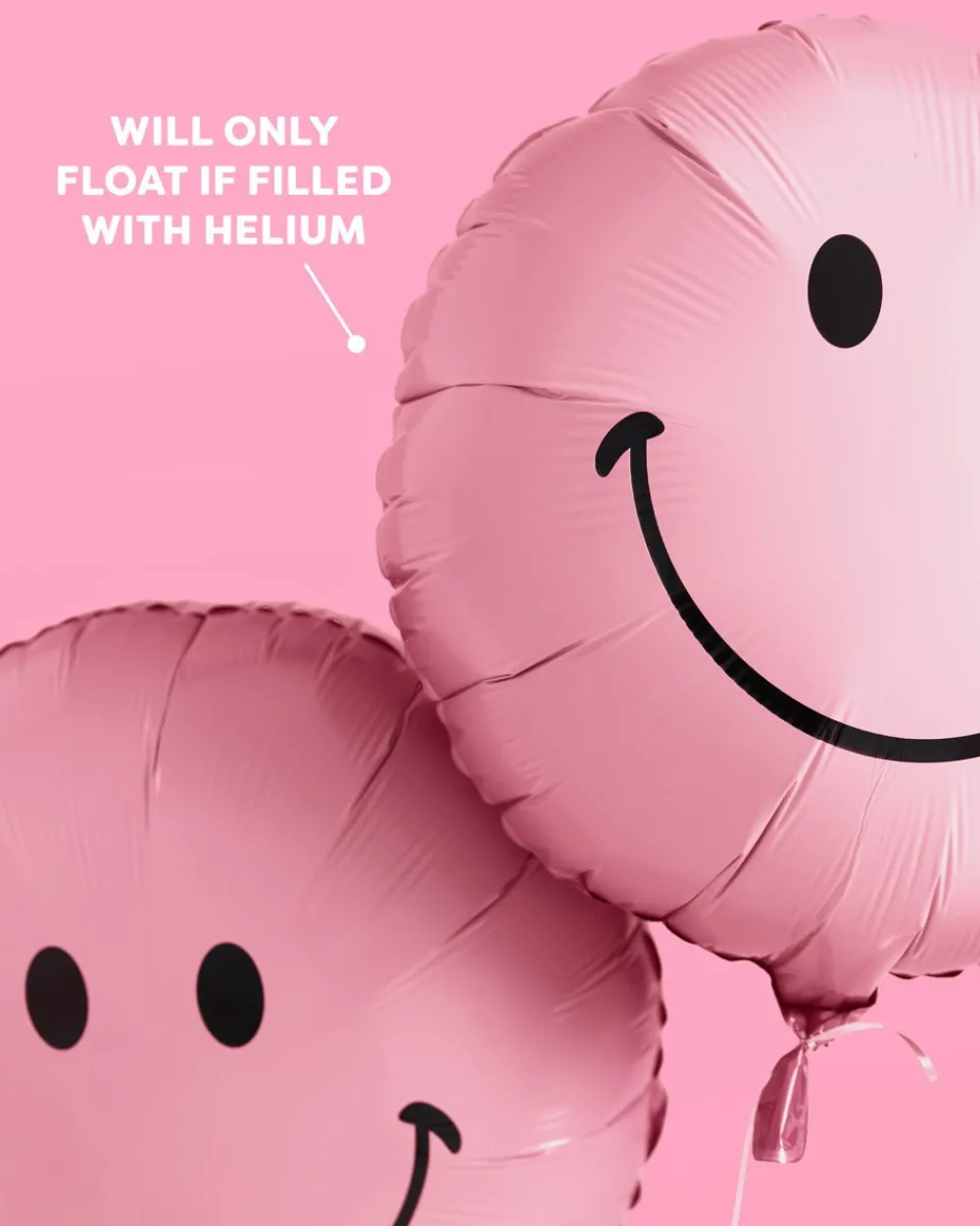 Outlet xo, Fetti Pink Smiley Face Balloons
