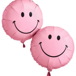 Outlet xo, Fetti Pink Smiley Face Balloons