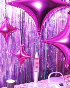New xo, Fetti Pink Sparkle Foil Balloon Set