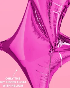 New xo, Fetti Pink Sparkle Foil Balloon Set
