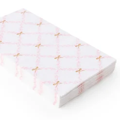 Best Bonjour Fete Pink Trellis Guest Towels