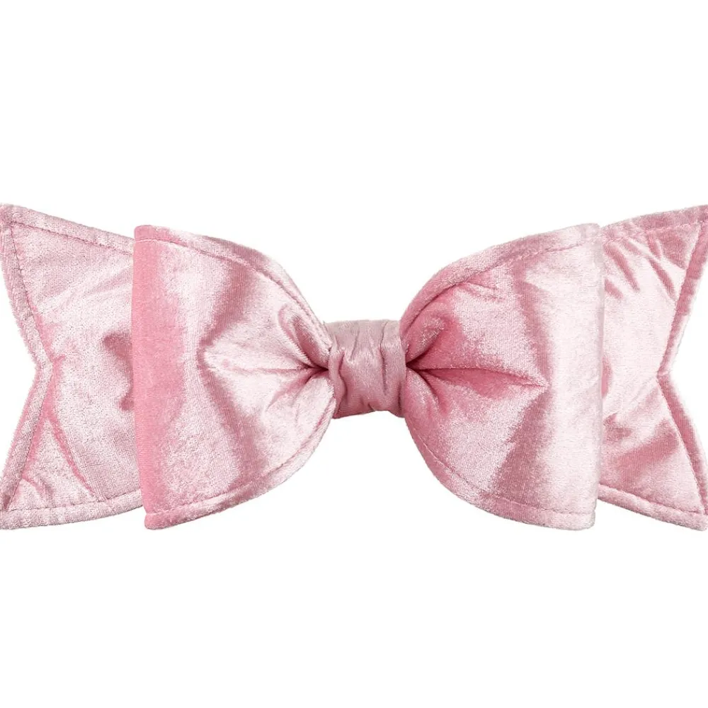 New Allstate Floral Pink Velvet Bow Ornament
