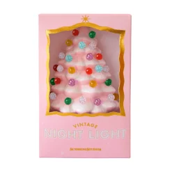 Outlet Sunshine Studios Pink Vintage Christmas Tree Night Light