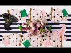 Best Bonjour Fete Pink Witch Hat Large Plates