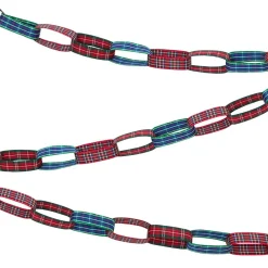 Clearance Meri Meri Plaid Chain Link Garland