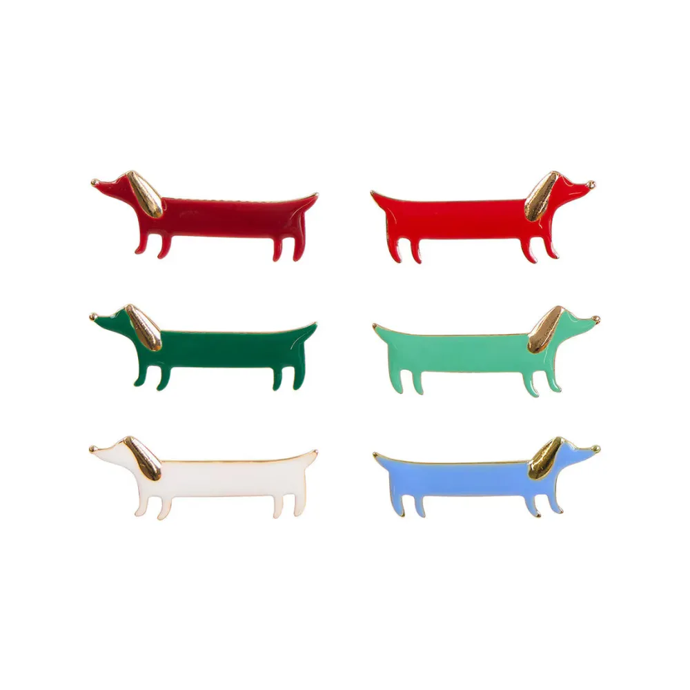 Outlet Meri Meri Plaid Dachshund Christmas Crackers