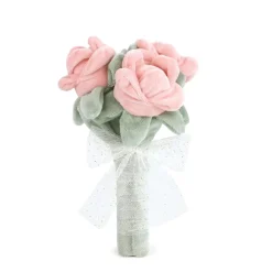 MON AMI Plush Rose Bouquet in Soft Pink by