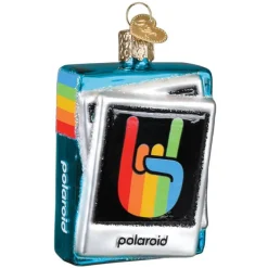 Outlet Old World Christmas Polaroid Film Box Ornament