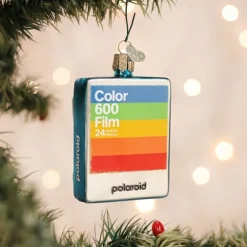 Outlet Old World Christmas Polaroid Film Box Ornament