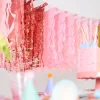 Hot Packed Party Pretty in Pink Fringe Canopy Banners (Set of 2)