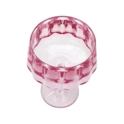 Best Packed Party Pretty in Pink Reusable Coupe Glasses (set of 4)