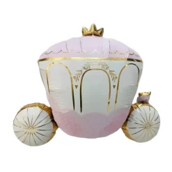 New Partybarco Princess Carriage Foil Balloon