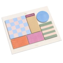 Outlet Papier Printed Sticky Notes, Set of 6