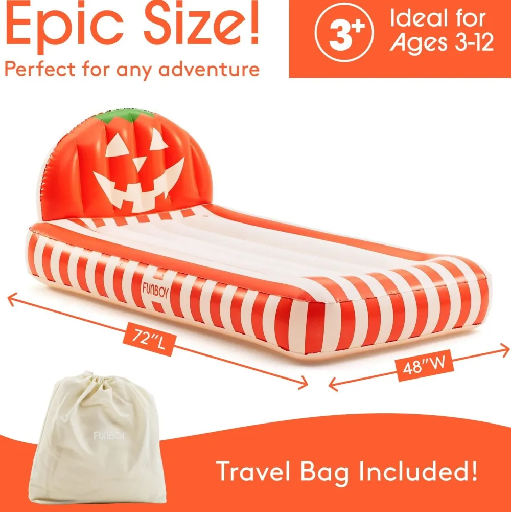 Clearance Funboy Pumpkin Halloween Kids Air Mattress
