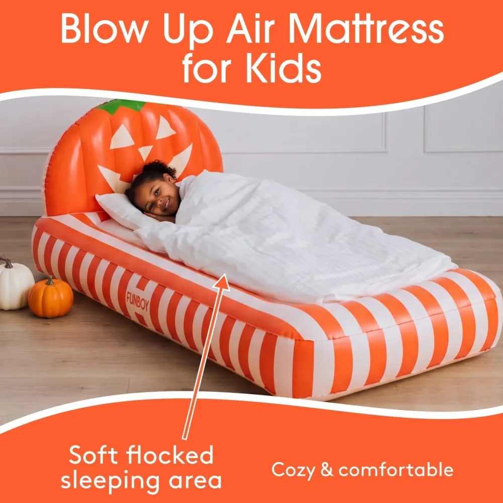 Clearance Funboy Pumpkin Halloween Kids Air Mattress