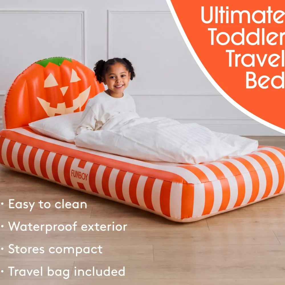Clearance Funboy Pumpkin Halloween Kids Air Mattress
