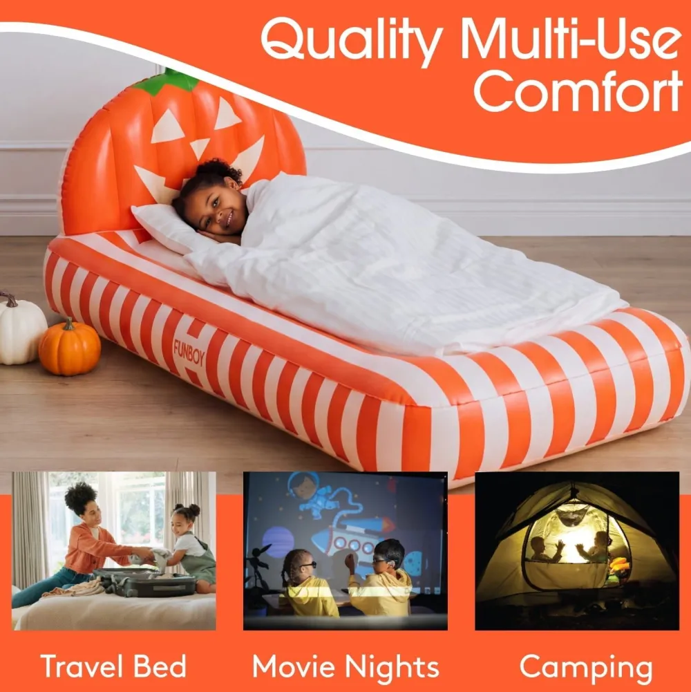 Clearance Funboy Pumpkin Halloween Kids Air Mattress