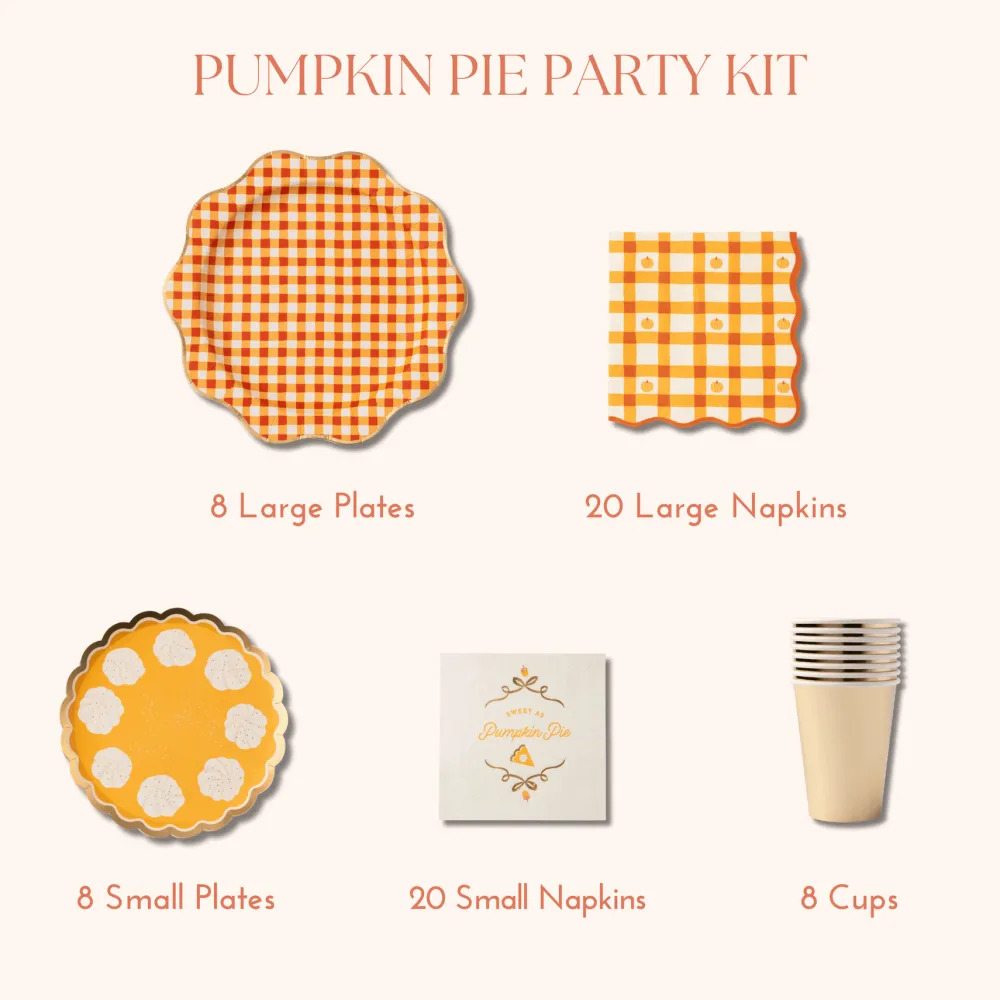 Online Bonjour Fete Pumpkin Pie Party Kit