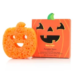 New Spongellé Pumpkin Spice Shower Buffer Sponge