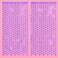 Sale xo, Fetti Purple Butterfly Curtain Backdrop