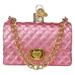 Outlet Old World Christmas Quilted Purse Ornament