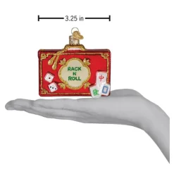 Sale Old World Christmas Rack N Roll Mahjong Ornament
