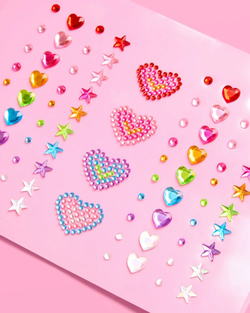 Sale xo, Fetti Rainbow Face Gems - Heart & Star Set
