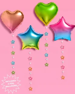 Sale xo, Fetti Rainbow Foil Balloon Set