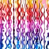 Sale xo, Fetti Rainbow Wavy Foil Fringe Curtain Backdrop