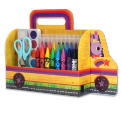 Online Bright Stripes Ready for School Art Set