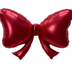 Sale Burst Party Co Red Bow Foil Balloon