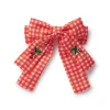 Hot Rifle Paper Co Red Checkered Cherries Hair Bow