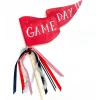 Hot Cami Monet Red Game Day Party Pennant