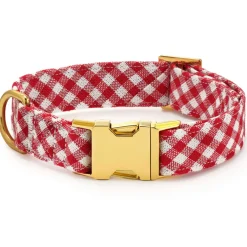 Sale The Foggy Dog Red Gingham Collar Walk Set
