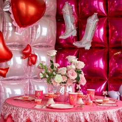 Sale Burst Party Co Red Mini Bow Foil Balloon Set
