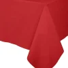 Outlet Caspari Red Paper Linen Like Table Cover